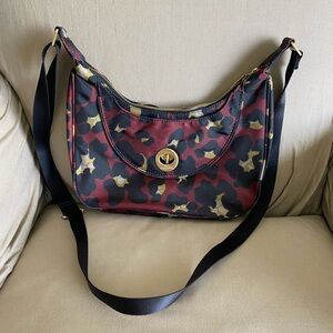 Bagallini “Oslo” Small Hobo Bag -  Scarlett Cheetah- Like New!